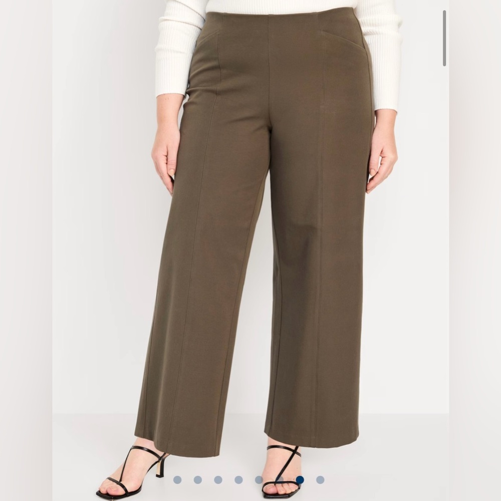 Old Navy high wasted pull on pixie wide leg pant